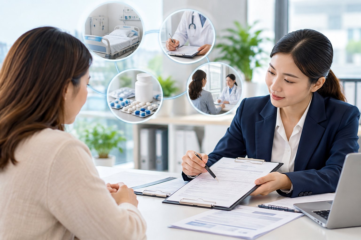 Ảnh minh hoạ: Chi phí trước và sau nhập viện: Điều kiện chi trả
