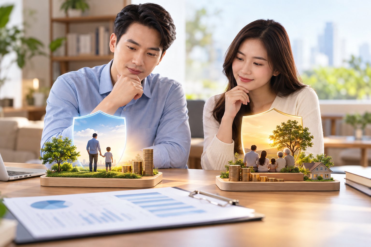 Ảnh minh hoạ: So sánh bảo hiểm tử kỳ và bảo hiểm trọn đời